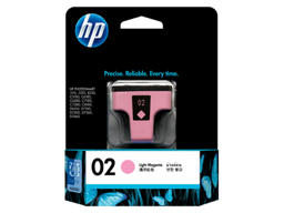 HP 02 Light Magenta Original Ink Cartridge (C8775WA)