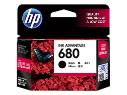 HP 680 Black Original Ink Advantage Cartridge (F6V27AA)