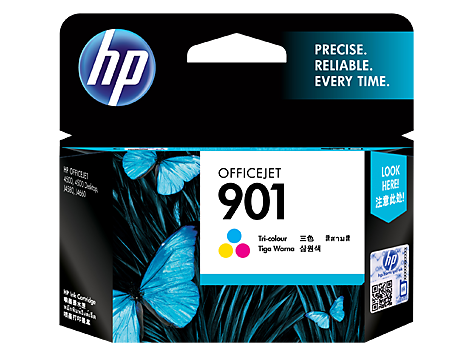 HP 901 Tri-color Original Ink Cartridge (CC656AA)