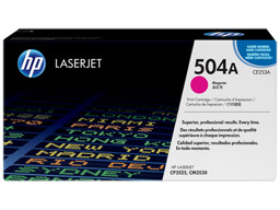 HP 504A Magenta Original LaserJet Toner Cartridge (CE253A)