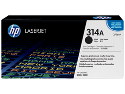 HP 314A Black Original LaserJet Toner Cartridge (Q7560A)