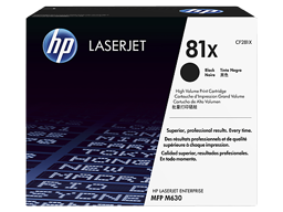 HP 81X High Yield Black Original LaserJet Toner Cartridge (CF281X)