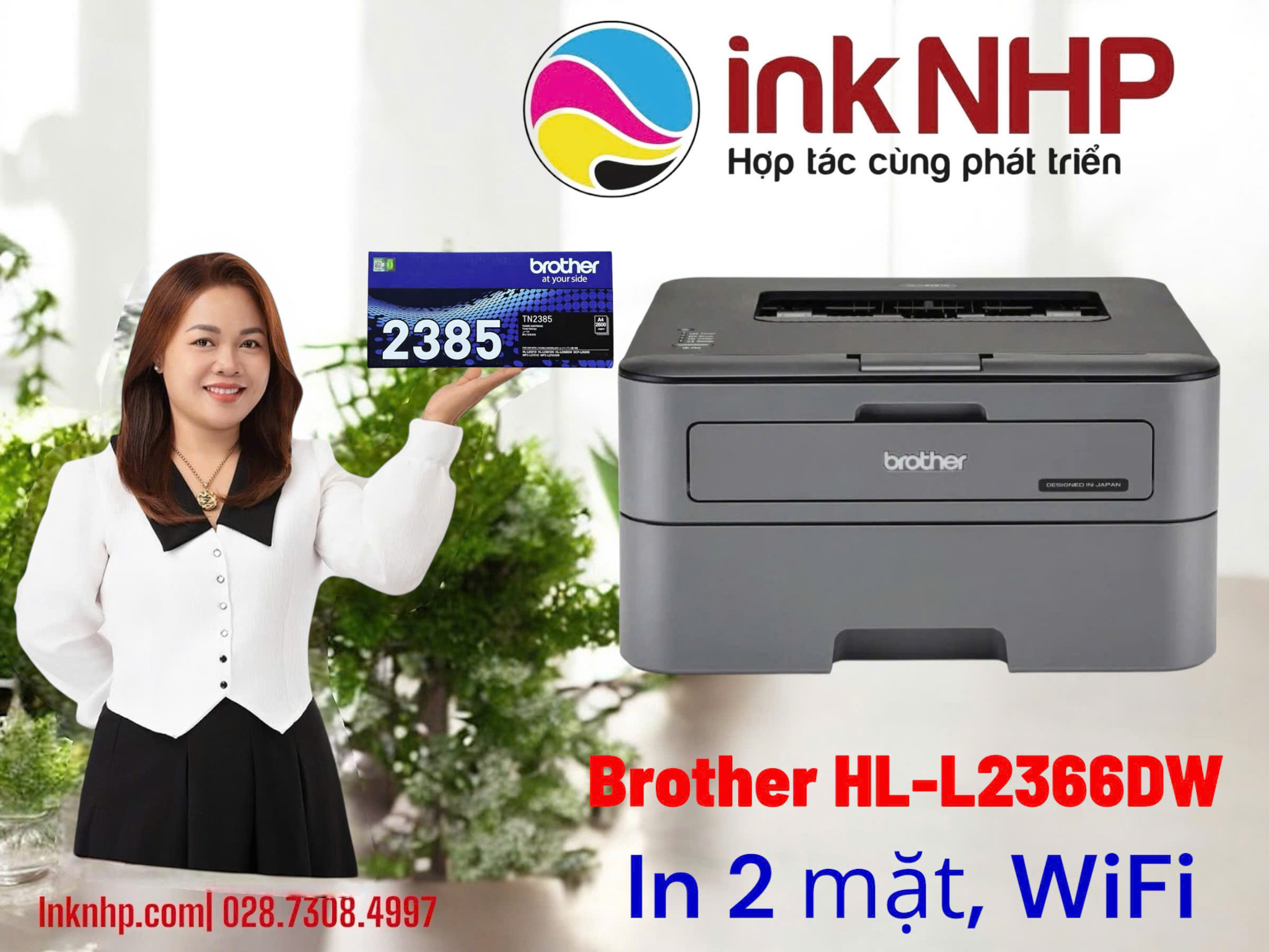 VIDEO HƯỚNG DẪN THAY MỰC MÁY IN BROTHER HL L2366DW