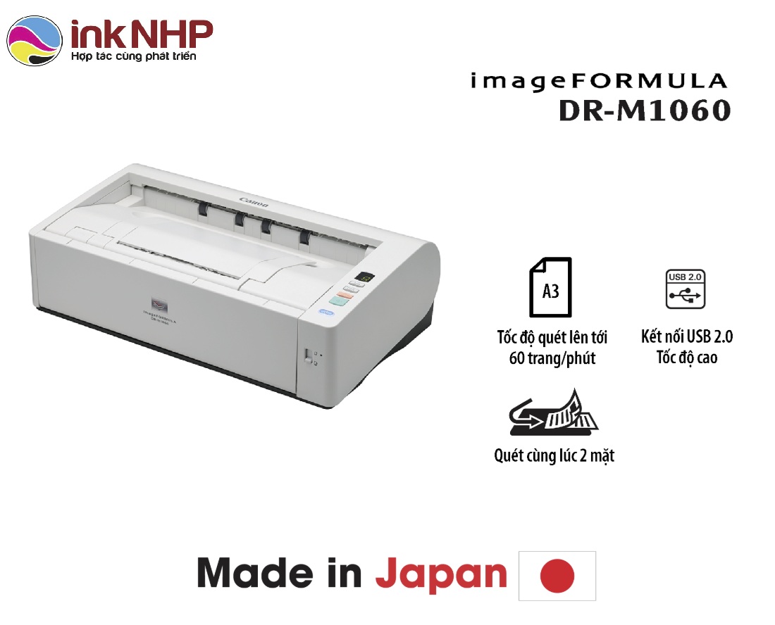 Máy Scan Canon DR- M1060 ( Kèm NA10 bộ hỗ trợ Wifi)